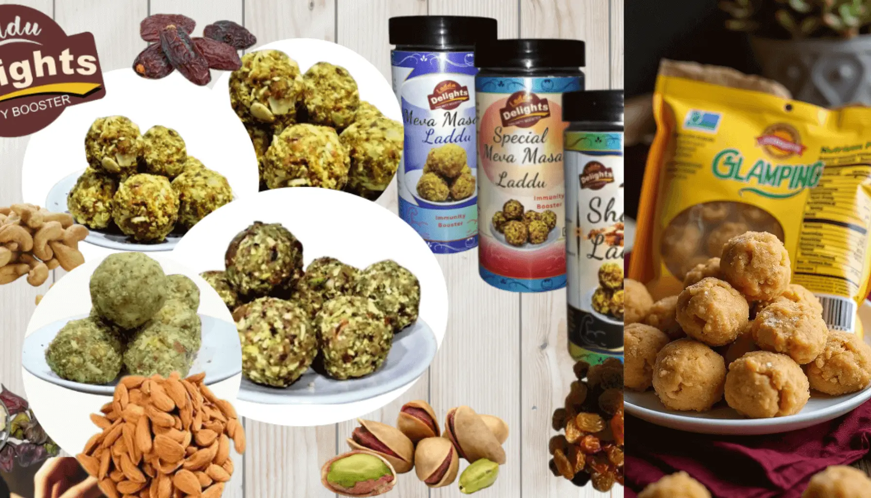 Freshly made homemade laddus crafted with natural ingredients for superior taste and nutrition.